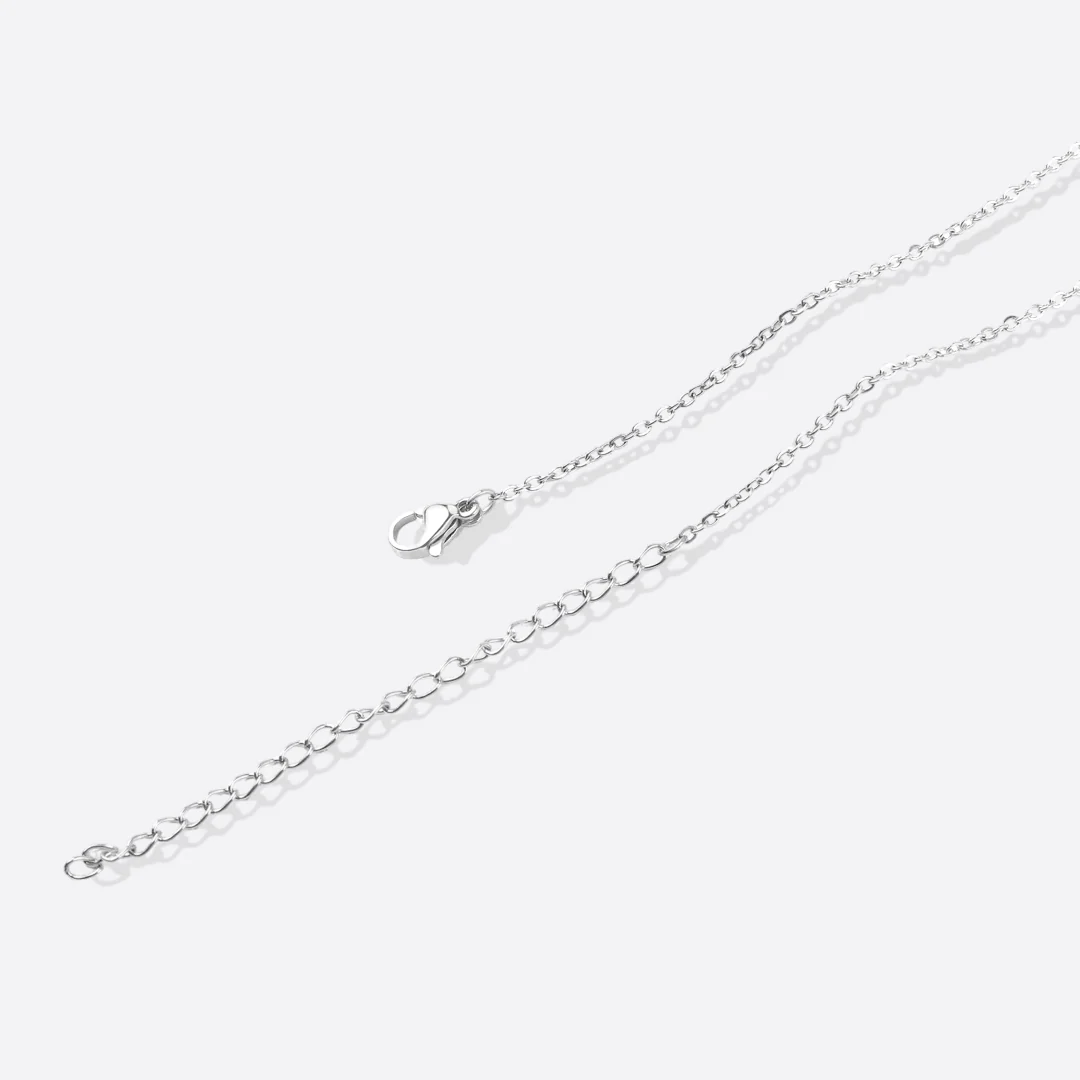 Tiny Script Initial Necklace - Image 97