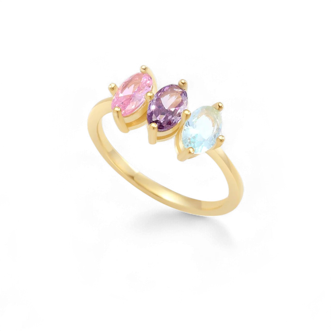 Birthstone Marquis-Cut Ring - Image 4