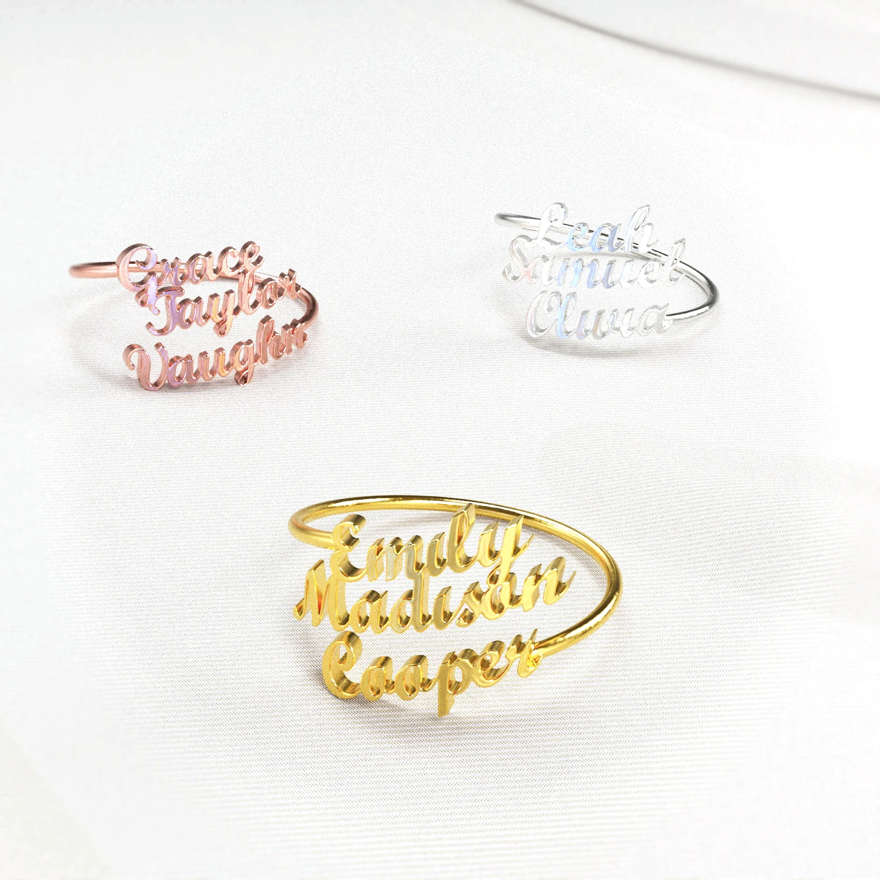Triple Name Ring - Image 25