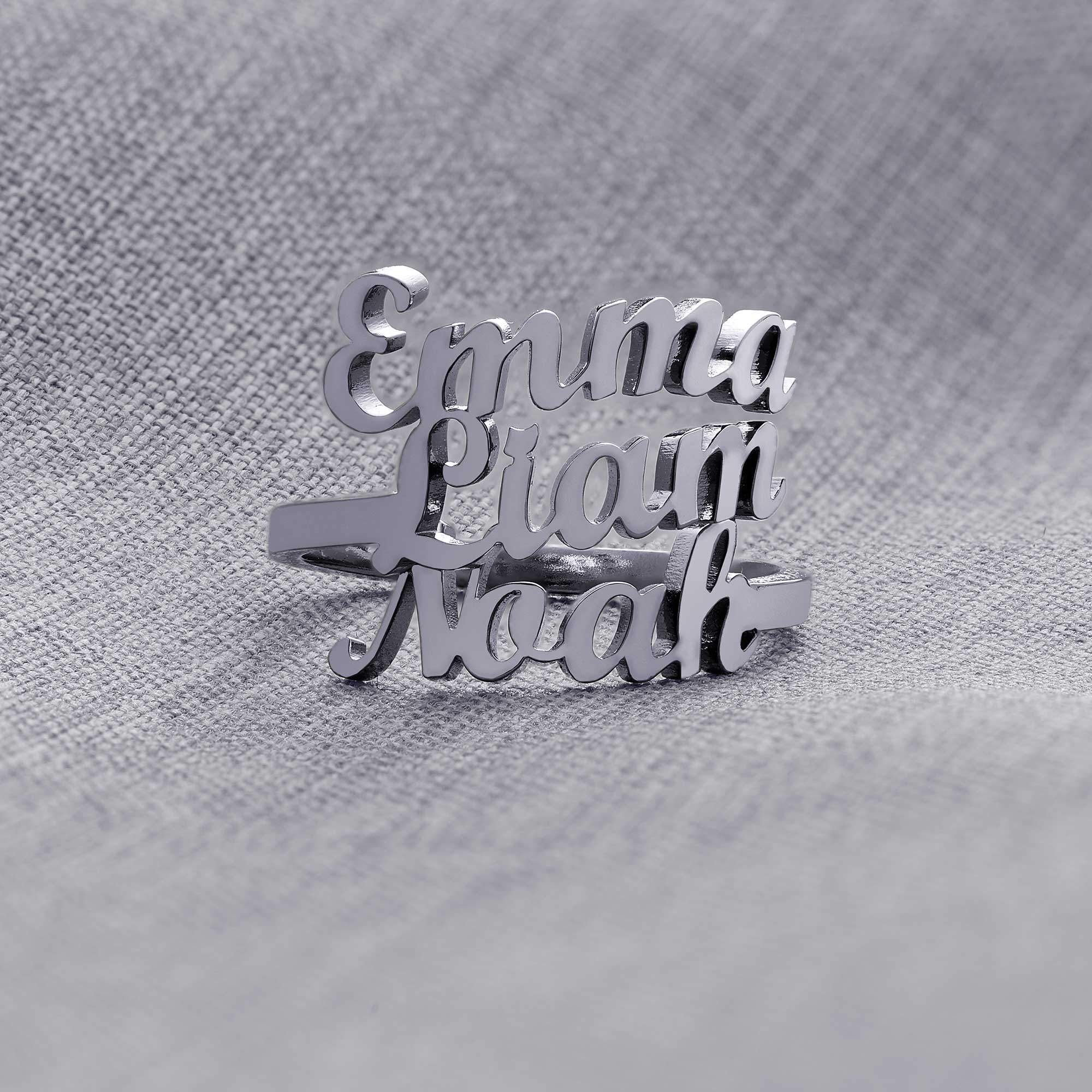 Triple Name Ring - Image 55