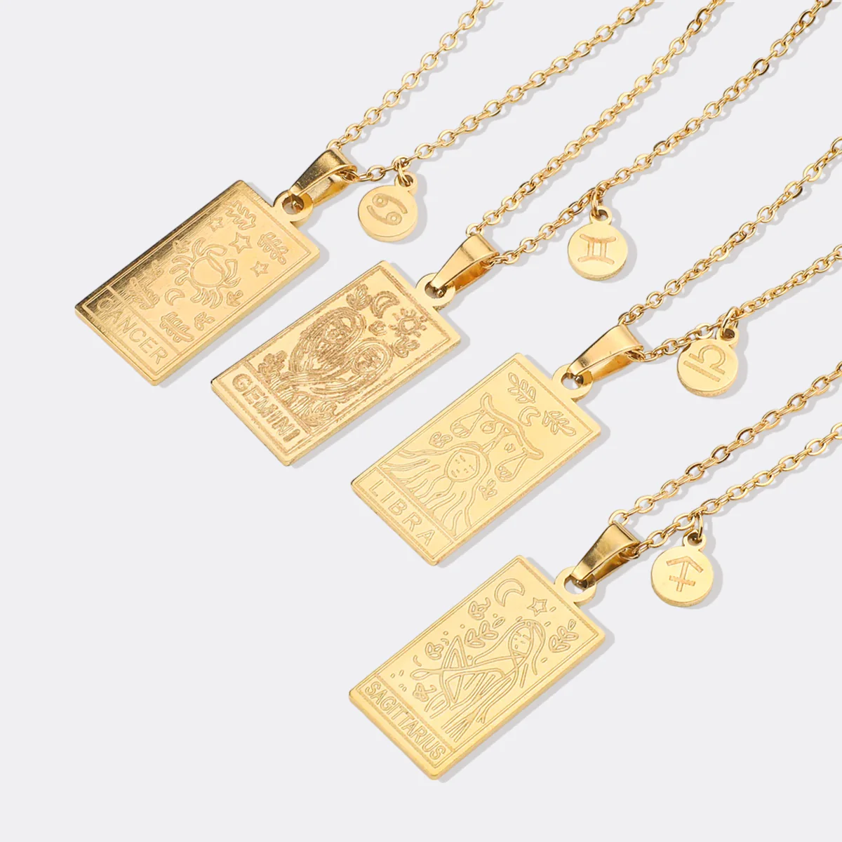 Zodiac Card Necklace - Image 39
