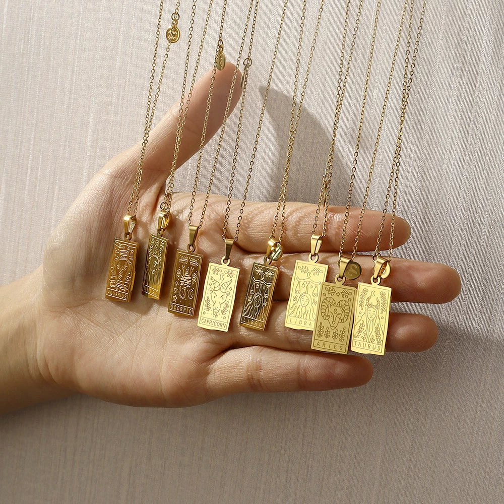 Zodiac Card Necklace - Image 5